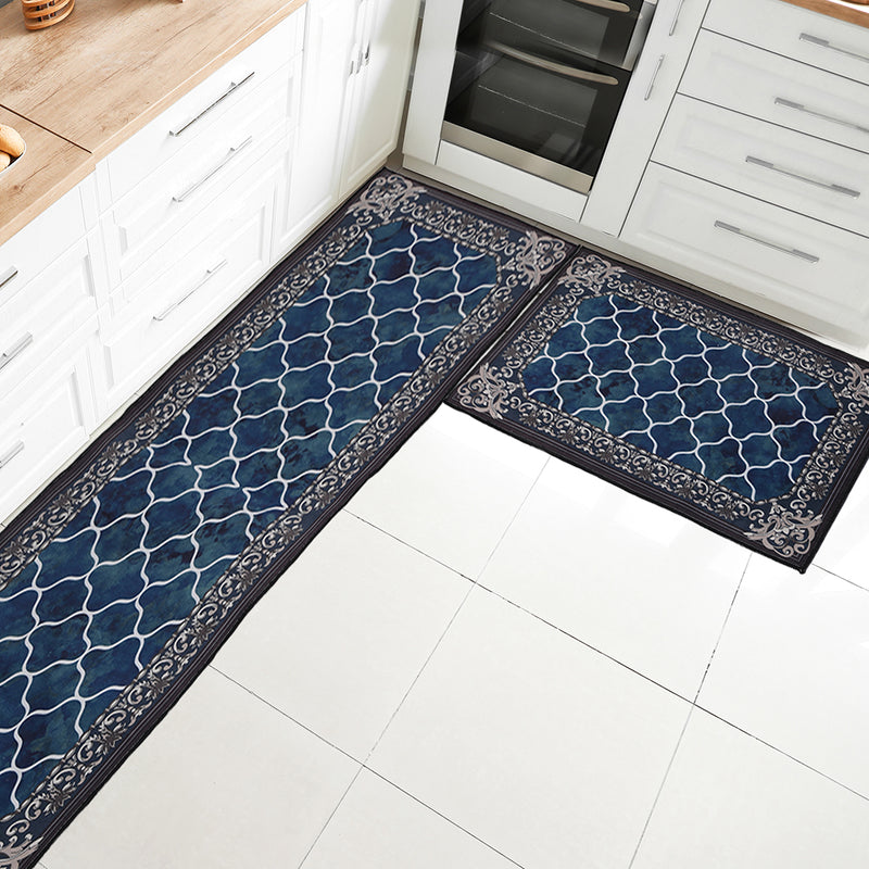 Marlow 2x Kitchen Mat Floor Rugs Area Carpet Non-Slip Door Mat 45x150cm /45x75cm