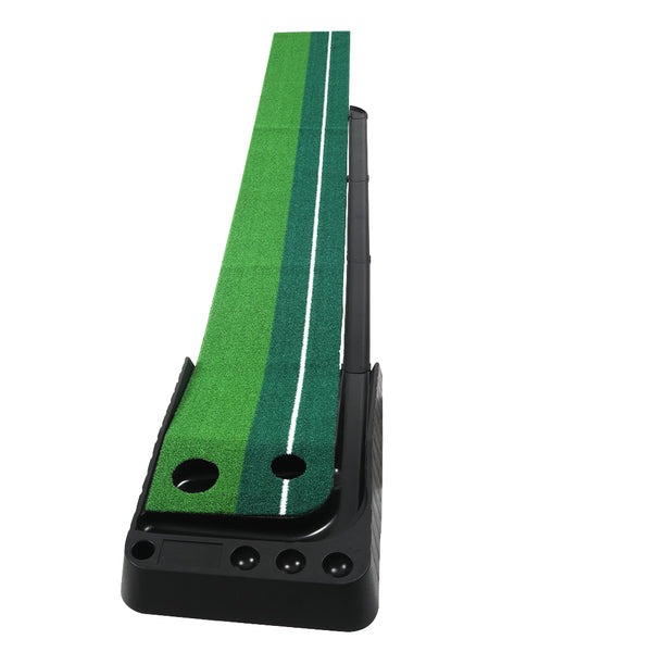 Golf Putting Mat Portable Auto Return Practice Putter Trainer Indoor Outdoor Type B