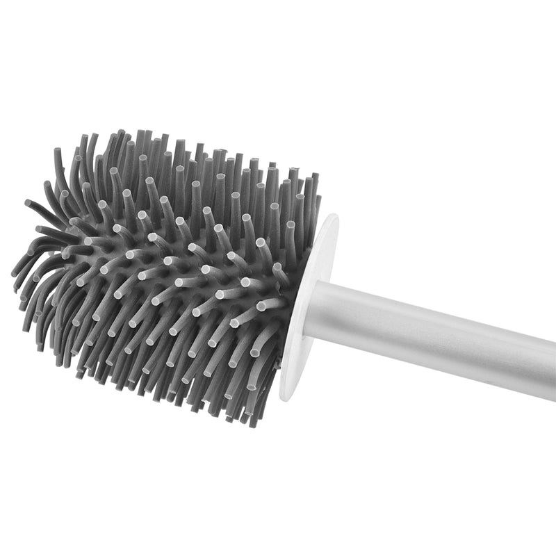 Toilet Brush With Holder Soft Bristle Bathroom Cleaning Tool Home/Office Set