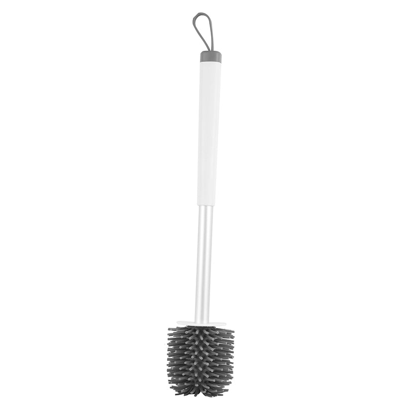 Toilet Brush With Holder Soft Bristle Bathroom Cleaning Tool Home/Office Set