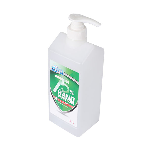 Cleace 1x Hand Sanitiser Sanitizer Instant Gel Wash 75% Alcohol 1000ML