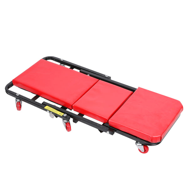 Folding Creeper Mechanic Stool Seat Garage Repair Trolley Laying  Workshop