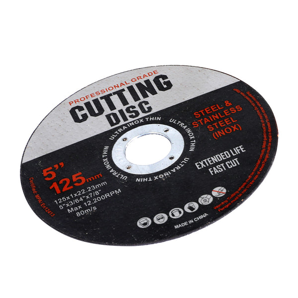 Grinder Disc Cutting Discs 5" 125mm Metal Cut Off Wheel Angle Grinder 200PCS