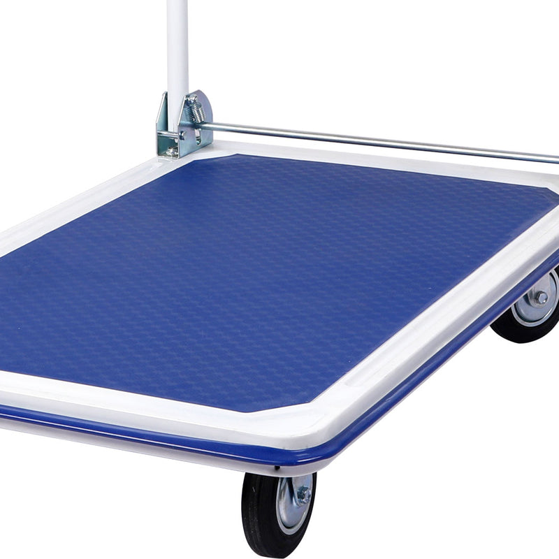 Traderight 300kg Folding Platform Trolley Hand Truck Foldable Cart Heavy Duty