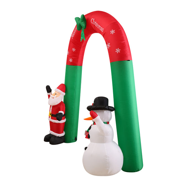 Inflatable Christmas Santa Snowman with LED Light Xmas Decoration Outdoor Type 2