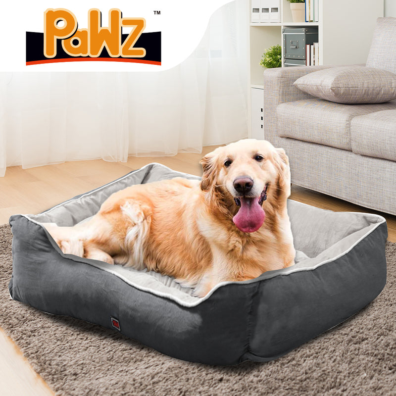 PaWz Pet Bed Mattress Dog Cat Pad Mat Puppy Cushion Soft Warm Washable 3XL Grey