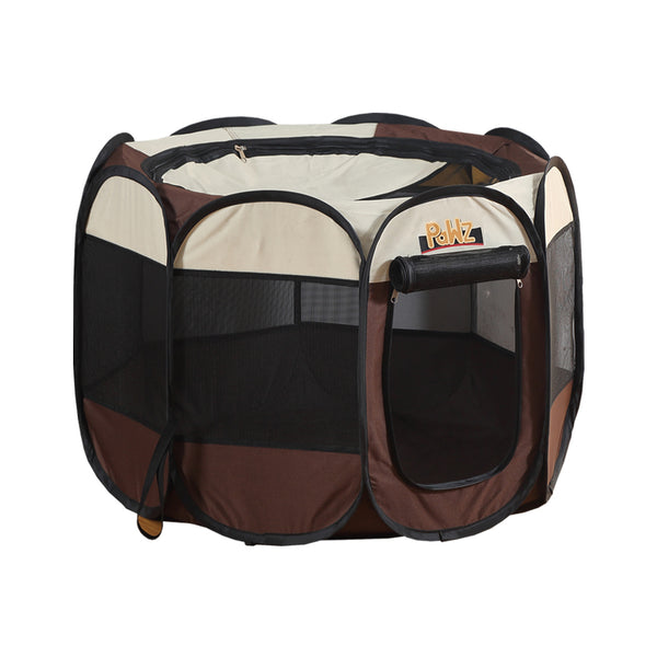 PaWz Dog Playpen Pet Play Pens Foldable Panel Tent Cage Portable Puppy Crate 36"