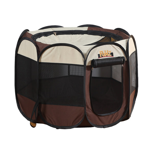 PaWz Dog Playpen Pet Play Pens Foldable Panel Tent Cage Portable Puppy Crate 42"