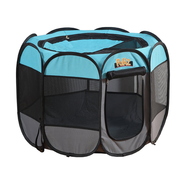 PaWz Dog Playpen Pet Play Pens Foldable Panel Tent Cage Portable Puppy Crate 48"