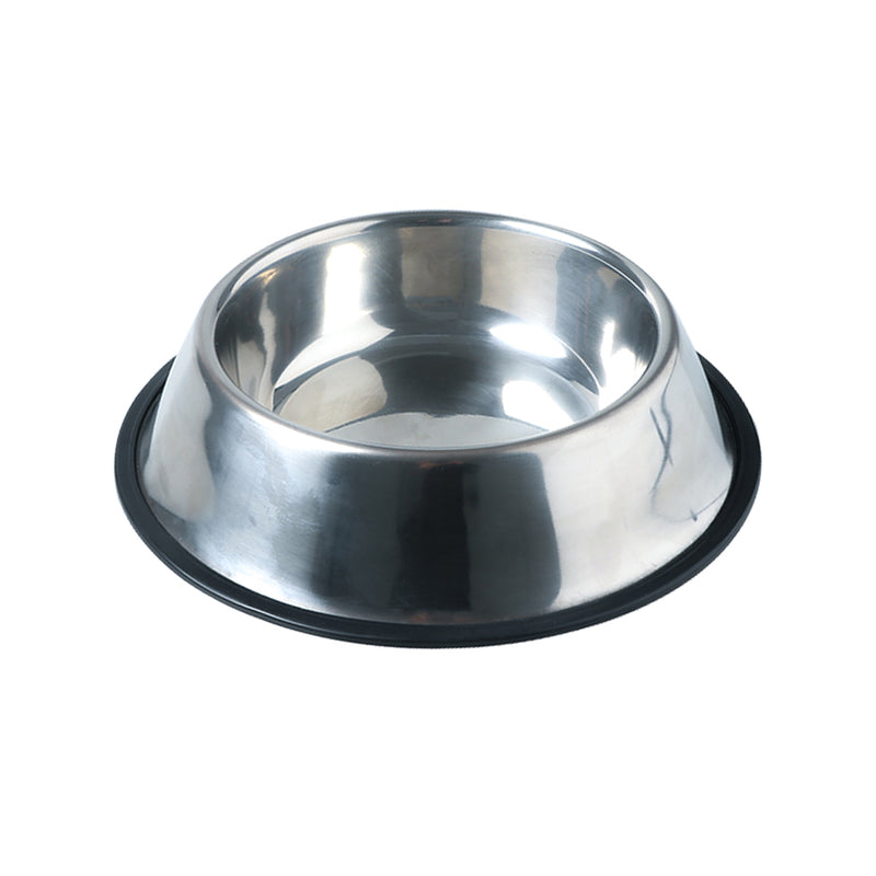 PaWz Pet Bowl Stainless Steel Non Tip Slip Dog Cat Puppy Water Food Feeder Dish