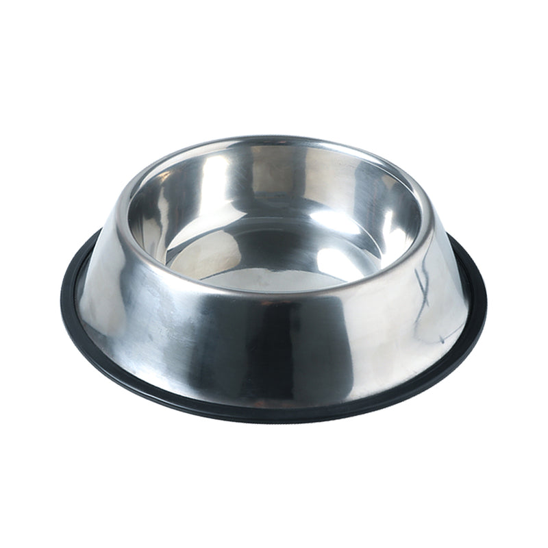 PaWz Pet Bowl Stainless Steel Non Tip Slip Dog Cat Puppy Water Food Feeder Dish