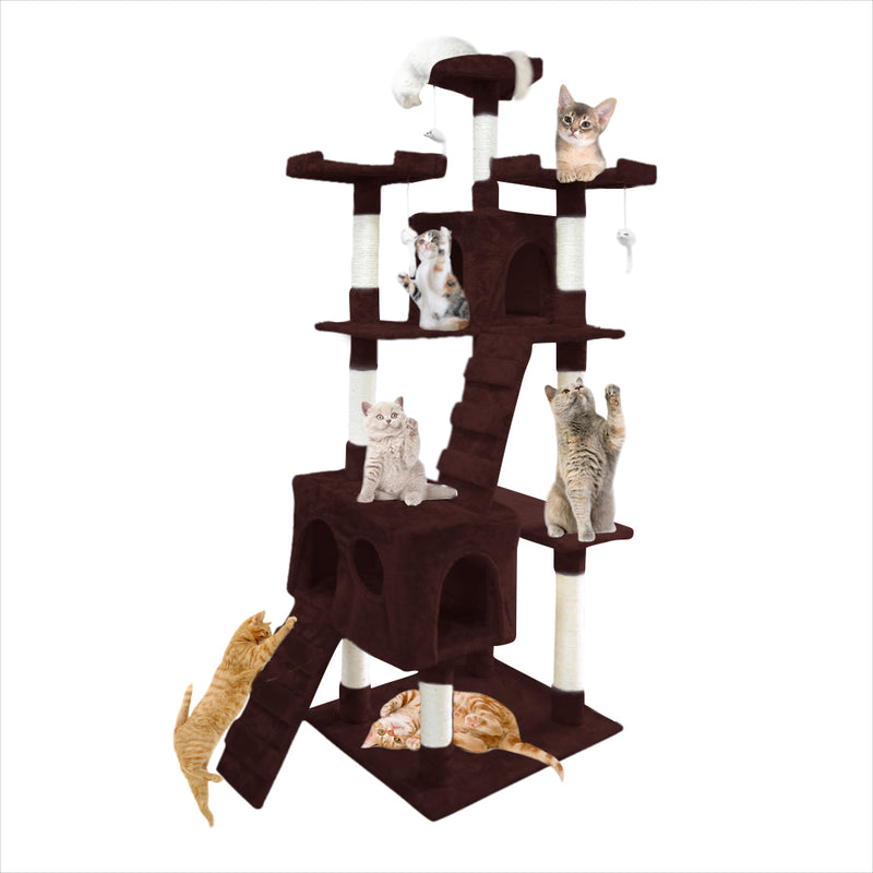 PaWz 1.8M Cat Scratching Post Tree Gym House Condo Furniture Scratcher Tower