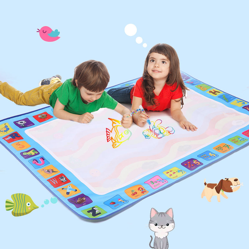 Kids Drawing Mat Aqua Doodle Board Water Painting Writing Magic Educational Toy