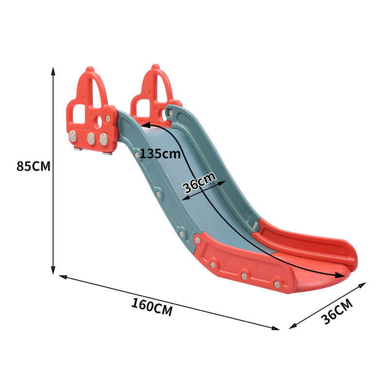 Kid Slide 135cm Long Silde Activity Center Toddlers Play Set Toy Playground Play