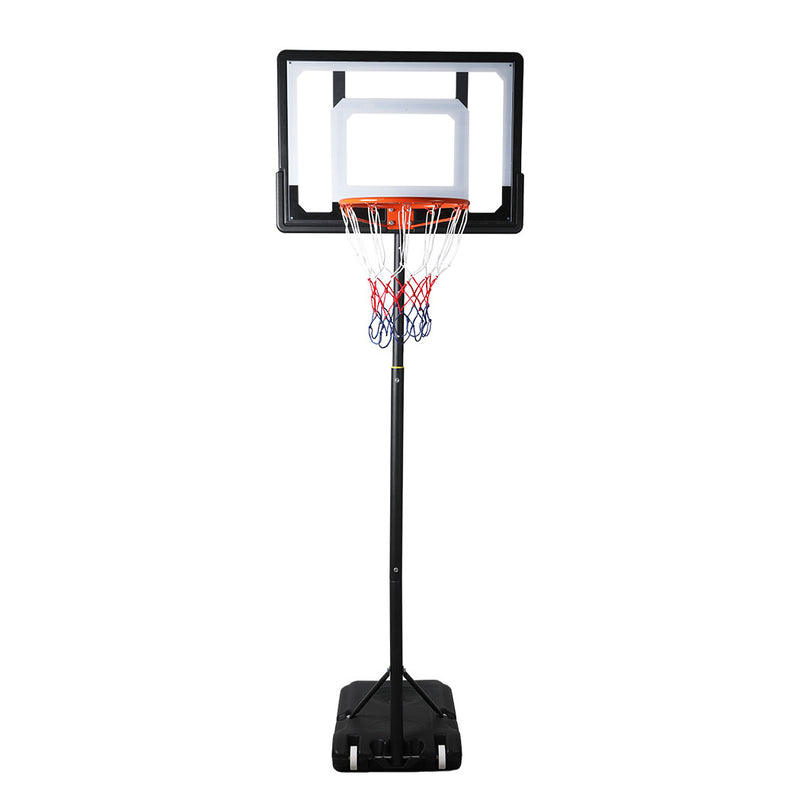 Basketball Hoop Stand System Ring Portable 2.1M Adjustable Height Kids In Ground