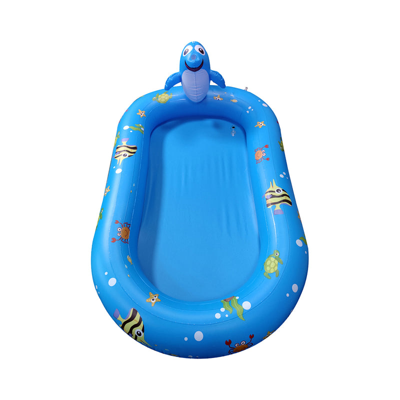 Inflatable Pool Water Splash Spray Mat Kids Children Sprinkler Play Pad Outdoor