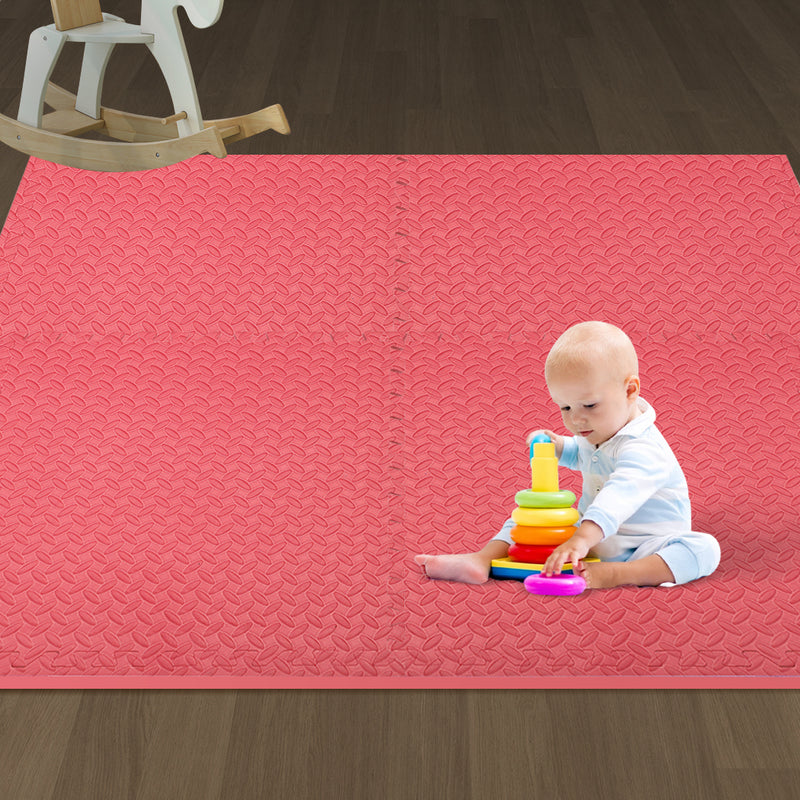 Bopeep Kids Play Mat Floor Baby Crawling Mats Foldable Waterproof Carpet Red