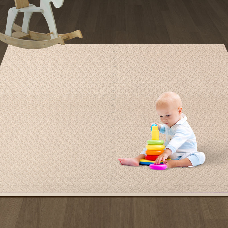 Bopeep Kids Play Mat Floor Baby Crawling Mats Foldable Waterproof Carpet White