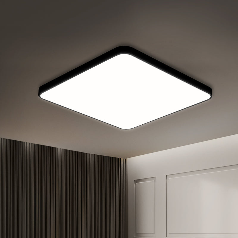 EMITTO Ultra-Thin 5CM LED Ceiling Down Light Surface Mount Living Room Black 18W