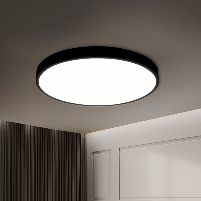 EMITTO Ultra-Thin 5CM LED Ceiling Down Light Surface Mount Living Room Black 18W