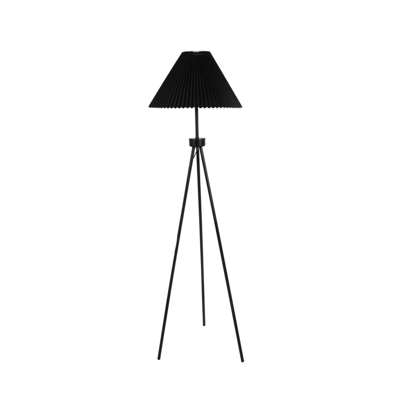 Modern LED Floor Lamp Stand Reading Light Decoration Indoor Classic Linen Fabric