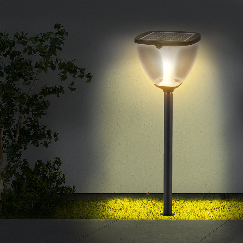 EMITTO Solar Powered LED Garden Light Pathway Landscape Lawn Lamp Patio 100cm