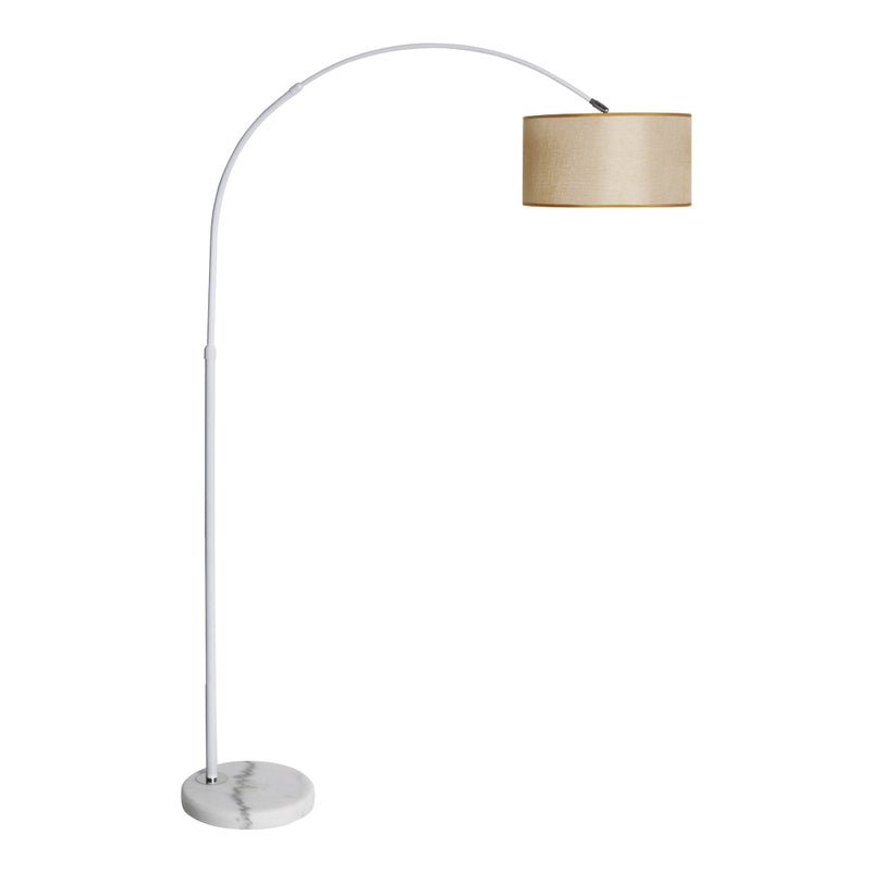 Modern LED Floor Lamp Reading Light Free Standing Height Adjustable Marble Base