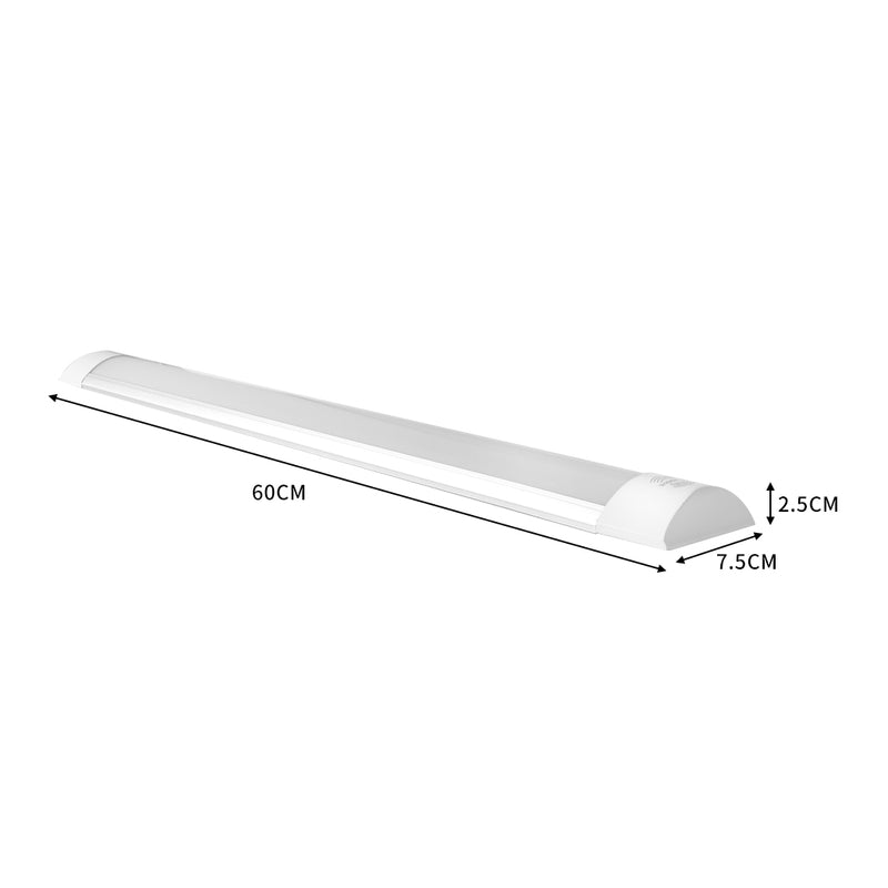 EMITTO LED Batten Light Ceiling Linear Microwave Sensor Optional Daylight 20W