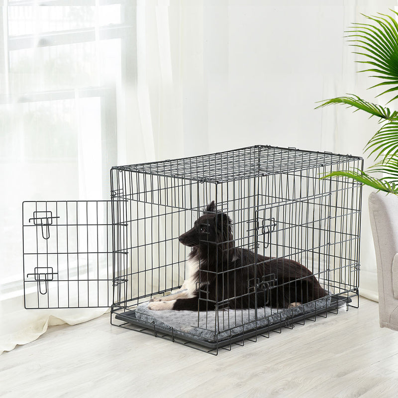 PaWz Pet Dog Cage Crate Kennel Portable Collapsible Puppy Metal Playpen 48"