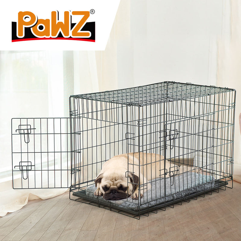 PaWz Pet Dog Cage Crate Kennel Portable Collapsible Puppy Metal Playpen 36"