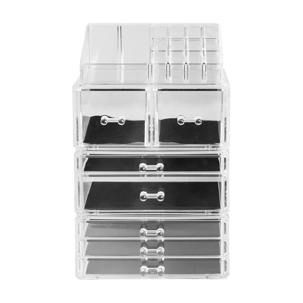 Cosmetic 7 Drawer Makeup Organizer Storage Jewellery Holder Box Acrylic Display