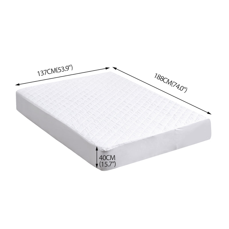 DreamZ Fully Fitted Waterproof Microfiber Mattress Protector in Double Size