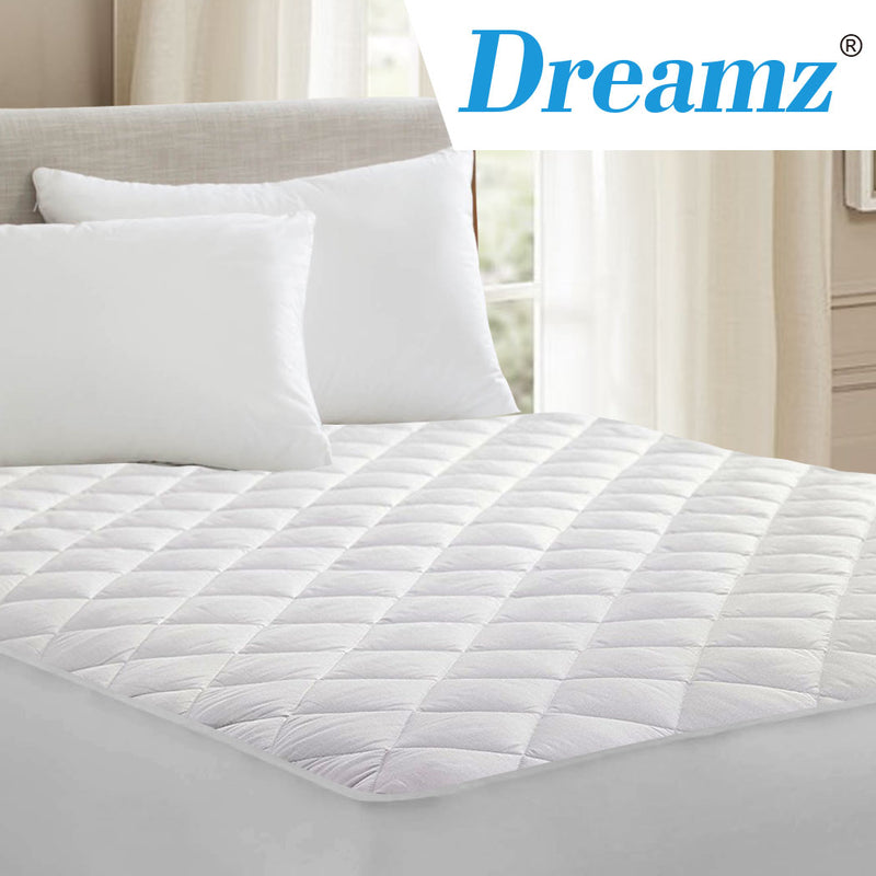 DreamZ Fully Fitted Waterproof Microfiber Mattress Protector in Double Size