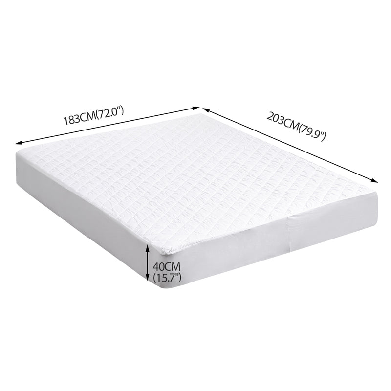 DreamZ Fully Fitted Waterproof Microfiber Mattress Protector in King Size