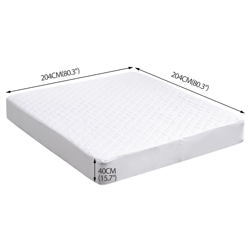 DreamZ Fully Fitted Waterproof Microfiber Mattress Protector Super King Size