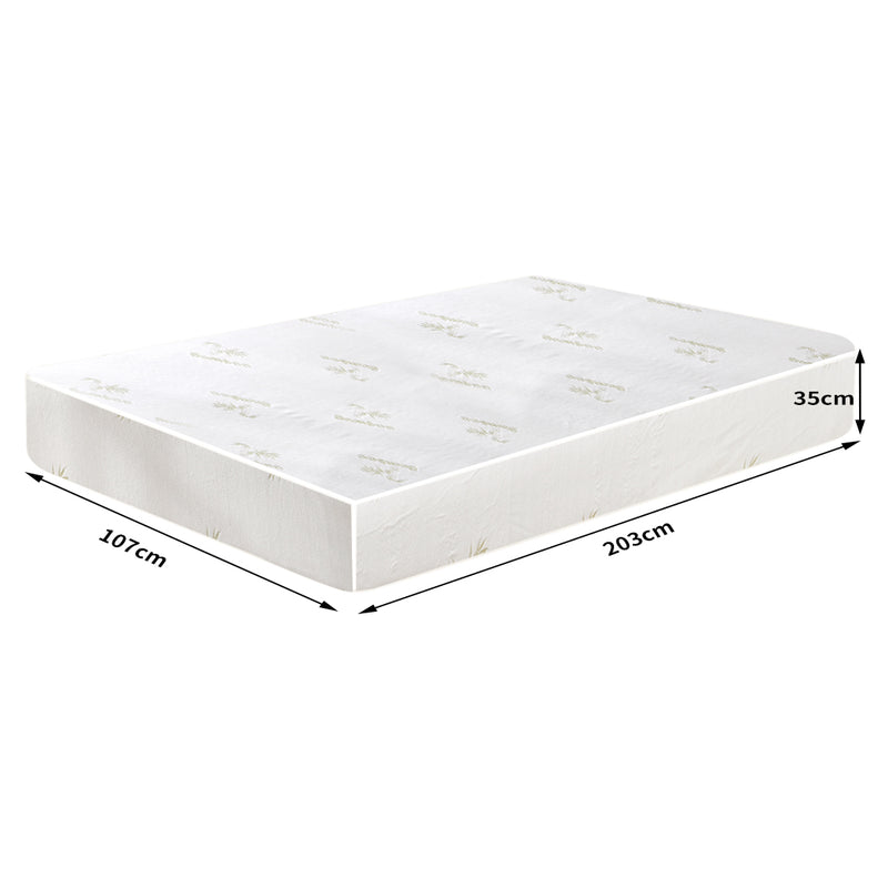 DreamZ Mattress Protector Topper 70% Bamboo Hypoallergenic Cover King Single