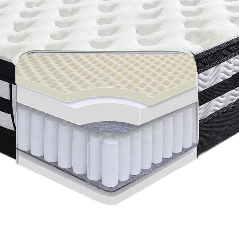 DeramZ 35CM Thickness Euro Top Egg Crate Foam Mattress in Double Size