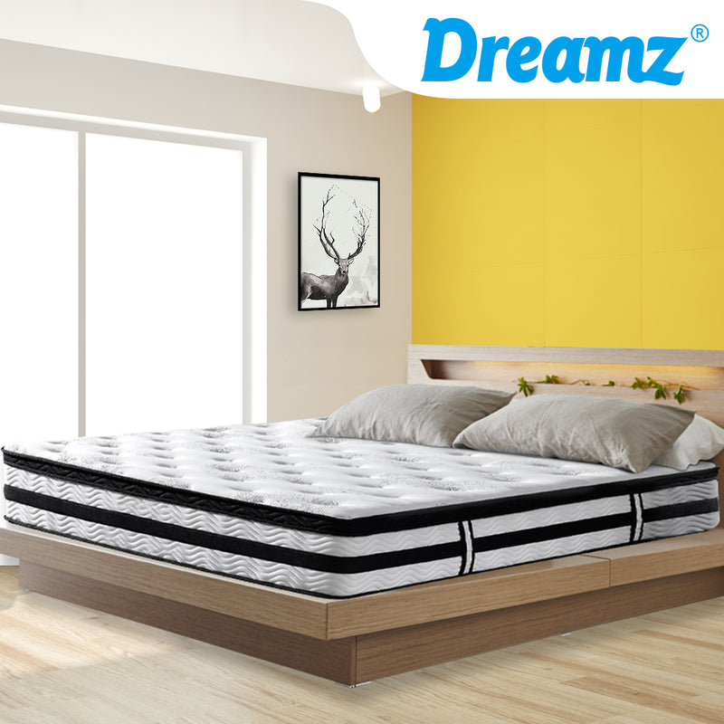 DeramZ 35CM Thickness Euro Top Egg Crate Foam Mattress in Double Size