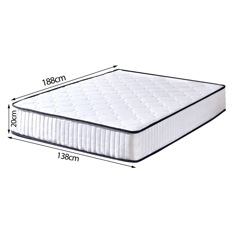 DreamZ 5 Zoned Pocket Spring Bed Mattress in Double Size