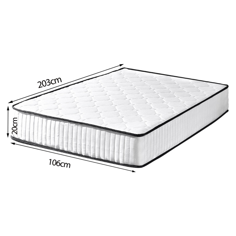 DreamZ 5 Zoned Pocket Spring Bed Mattress in King Single Size