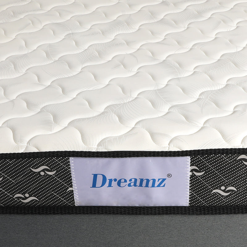 Dreamz Bedding Mattress Double Size Premium Bed Top Spring Foam Medium Soft 16CM