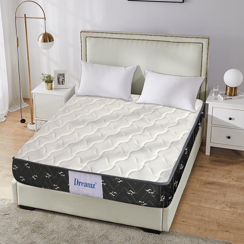 Dreamz Bedding Mattress Double Size Premium Bed Top Spring Foam Medium Soft 16CM