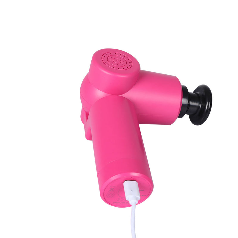 Spector Massage Gun 90° Rotatable Pocket Massager Tissue Muscle Percussion Pink