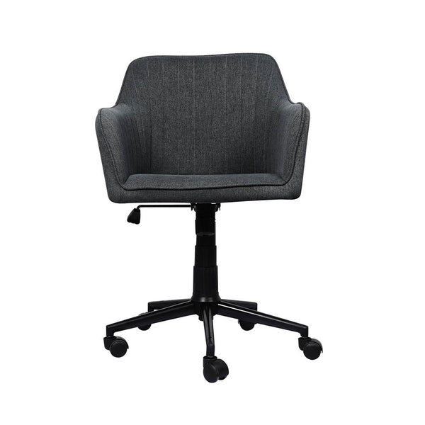 Levede Office Chair Fabric Computer Gaming Chairs Executive Adjustable Black