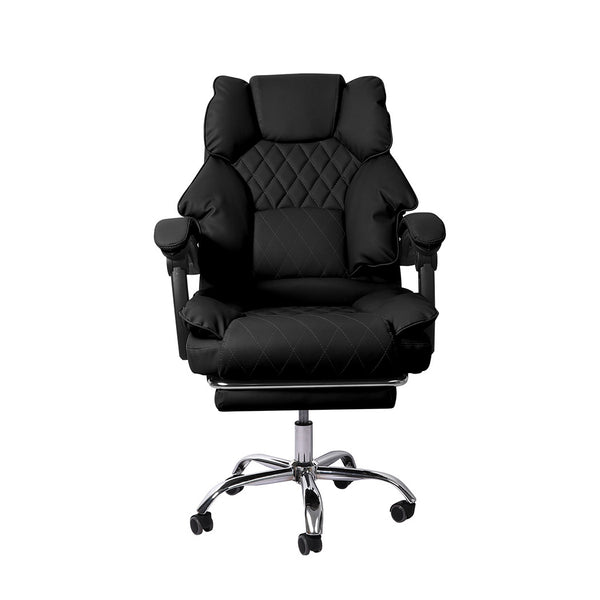 Levede Gaming Chair Office Computer Seat Racing PU Leather Executive Footrest