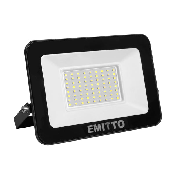 Emitto LED Flood Light 50W Outdoor Floodlights Lamp 220V-240V IP65 Cool White