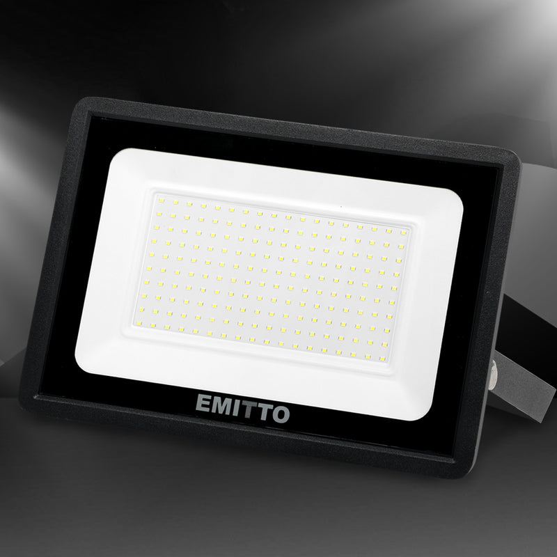 Emitto LED Flood Light 150W Outdoor Floodlights Lamp 220V-240V Cool White