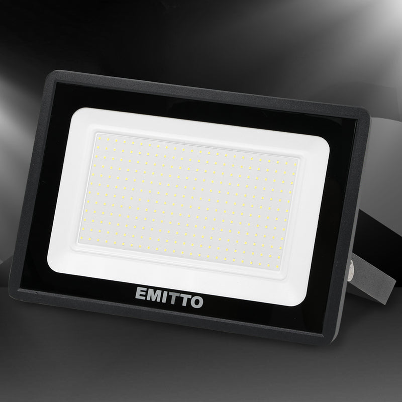 Emitto LED Flood Light 200W Outdoor Floodlights Lamp 220V-240V Cool White