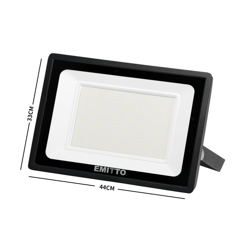 Emitto LED Flood Light 300W Outdoor Floodlights Lamp 220V-240V Cool White