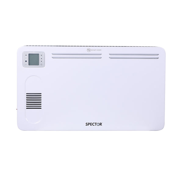 Spector 2200W Metal Portable Electric Panel Heater Convection Panel Timer White